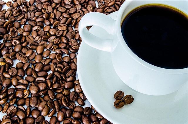 Representative photo: Cup of black coffee and coffee beans. Not this venue.