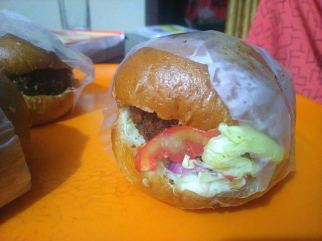 Representative photo: Chicken Burger Kerala. Not this venue.