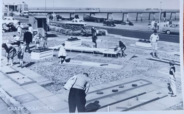 Representative photo: Crazy golf on deal seafront. Not this venue.