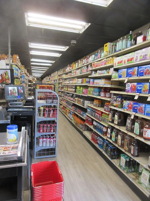 Representative photo: Langenstien's Grocery, Uptown New Orleans, July 2021 - Aisle. Not this venue.