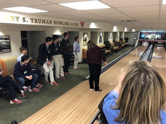 Representative photo: Robert Aderholt's staff at the Truman Bowling Alley. Not this venue.