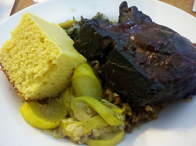 Representative photo: Bro's Cajun Cuisine Stuffed Porkchop, Nashville TN. Not this venue.