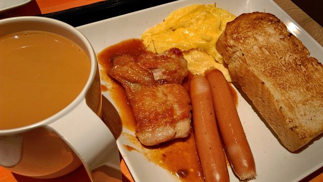 Representative photo: Hong Kong Western Style breakfast at Fairwood Fast Food (Hong Kong). Not this venue.