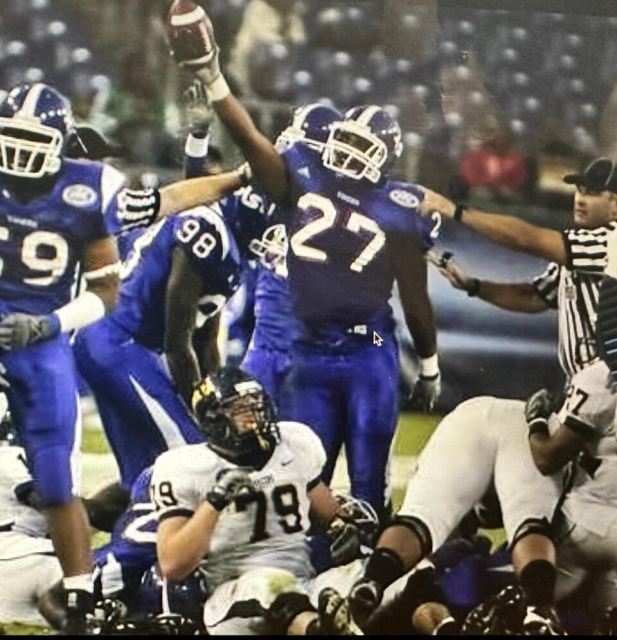 Representative photo: Football TSU Fumble. Not this event.