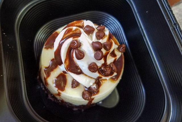 Representative photo: Brownie Cheesecake (28840812073). Not this venue.