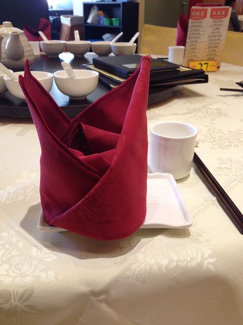 Representative photo: Asian restaurant table setting. Not this venue.