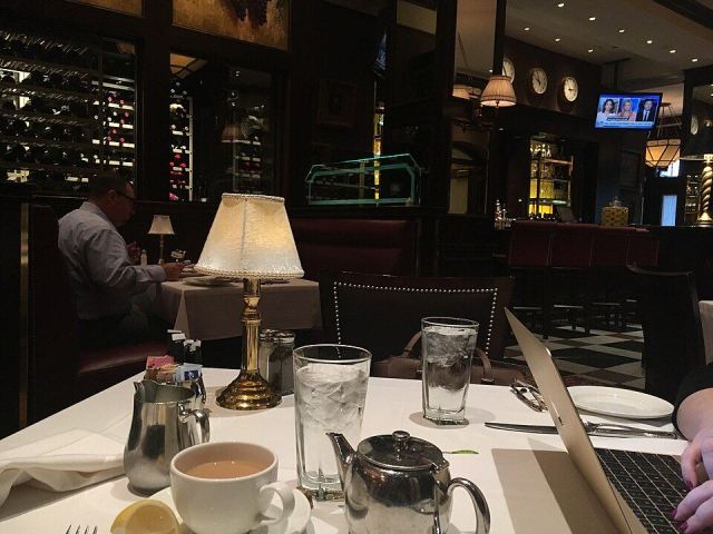 Representative photo: Breakfast at the The Capital Grille restaurant @ Conrad Indianapolis hotel. Not this venue.