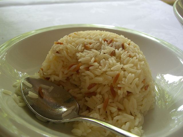 Representative photo: Turkish Pilaf Rice - degustation - Ottoman Cuisine (3061206332). Not this venue.