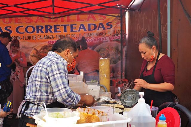Representative photo: Authentic Mexican Food Stall. Not this venue.
