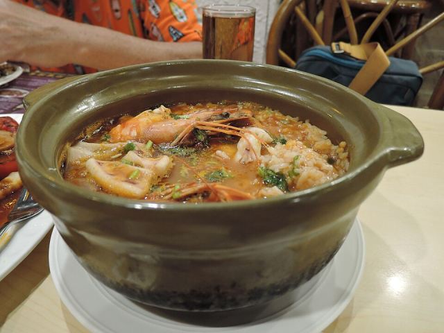 Representative photo: Local Seafood rice in local style of macau. Not this venue.