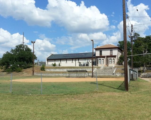 Rosewood Park baseball field and Rec Center