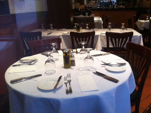 Representative photo: HK 中環蘇豪區 Central Soho 士丹頓街 22 Staunton Street shop Comida Grill restaurant table setting morning 02-Jan-2012. Not this venue.