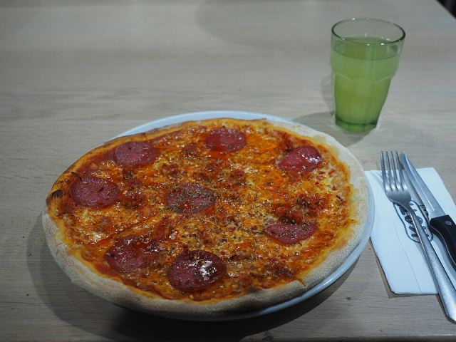 Representative photo: Pizza Diavola with Palma at Kotipizza Martinlaakso. Not this venue.