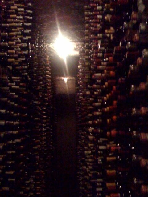 Representative photo: Bern's Steak House wine cellar. Not this venue.