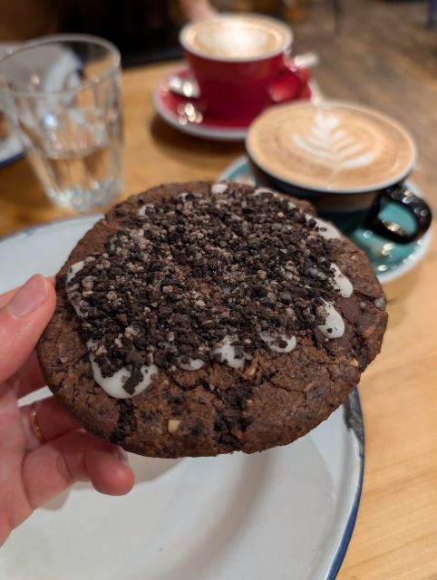 Representative photo: Vegan Oreo Chunk Cookie - Drury 188-189 2025-01-07. Not this venue.