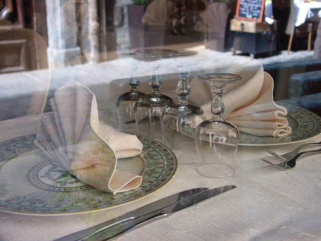 Representative photo: Lyon Restaurant Table setting 20110421. Not this venue.
