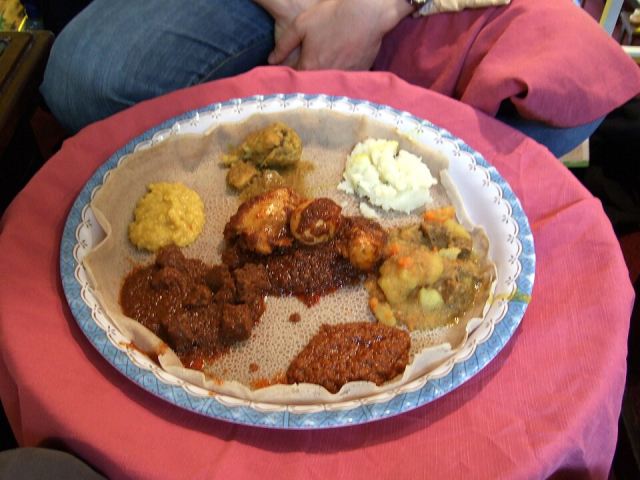 Representative photo: Ethiopian cuisine (556281676). Not this venue.