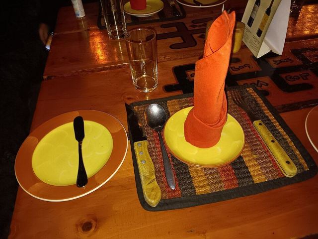 Representative photo: Table setting, Carnivore, 2025 (01). Not this venue.
