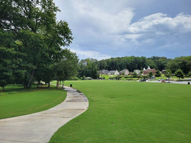Representative photo: Logan Farm Park path, Acworth GA. Not this venue.