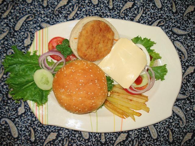 Representative photo: Burger. Not this venue.