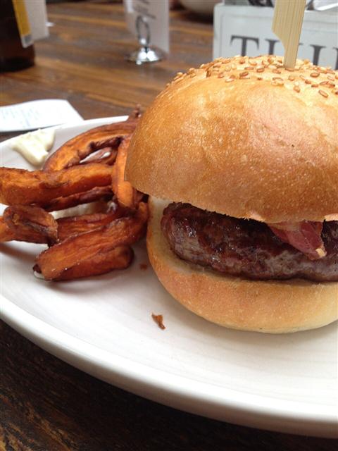 Representative photo: Burger. Not this venue.