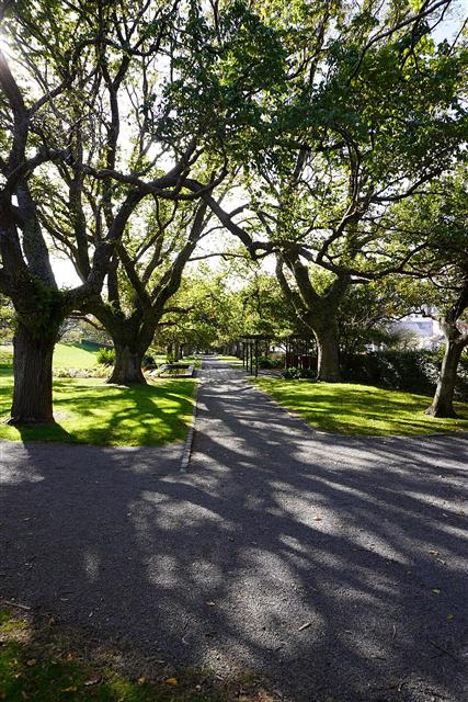 Representative photo: Park and paths. Not this venue.