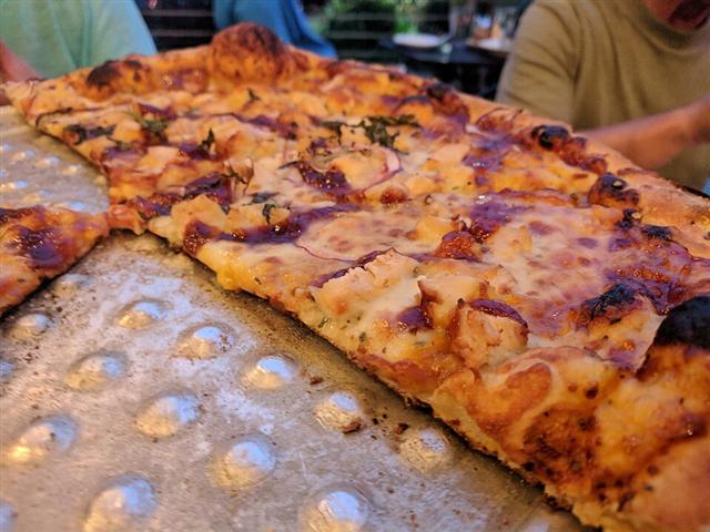 Representative photo: Pizza. Not this venue.