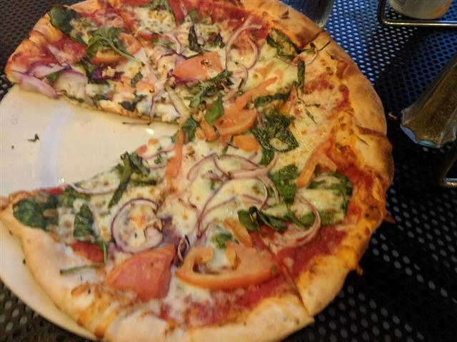 Representative photo: Pizza. Not this venue.