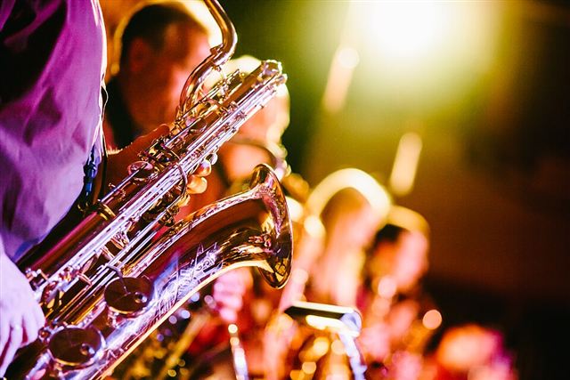Representative photo: Saxophone performance. Not this event.